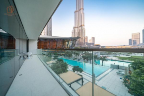 Cozy 2-Bed Home with Burj Khalifa & Fountain Views 204GR-2